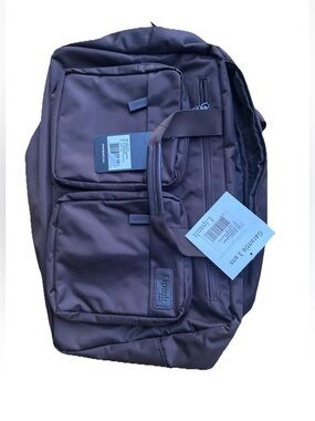 Lipault Espresso Original 19" Weekend Bag Pockets Zipper Carry On Luggage New